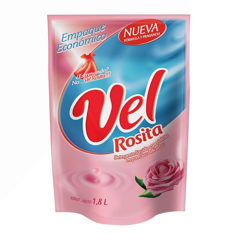 Detergente líquido para ropa delicada Vel Rosita de x 1. 8 L - Tiendas