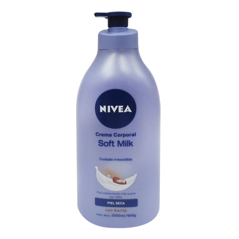 Crema corporal Nivea milk nutritiva piel extra seca 250 ml 