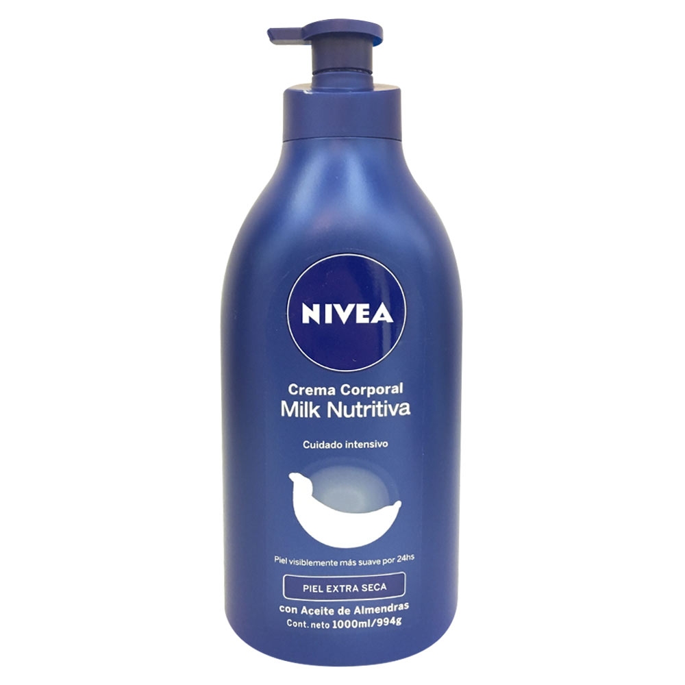 Crema Corporal Nivea milk nutrí x 1 L - Tiendas Metro Colombia