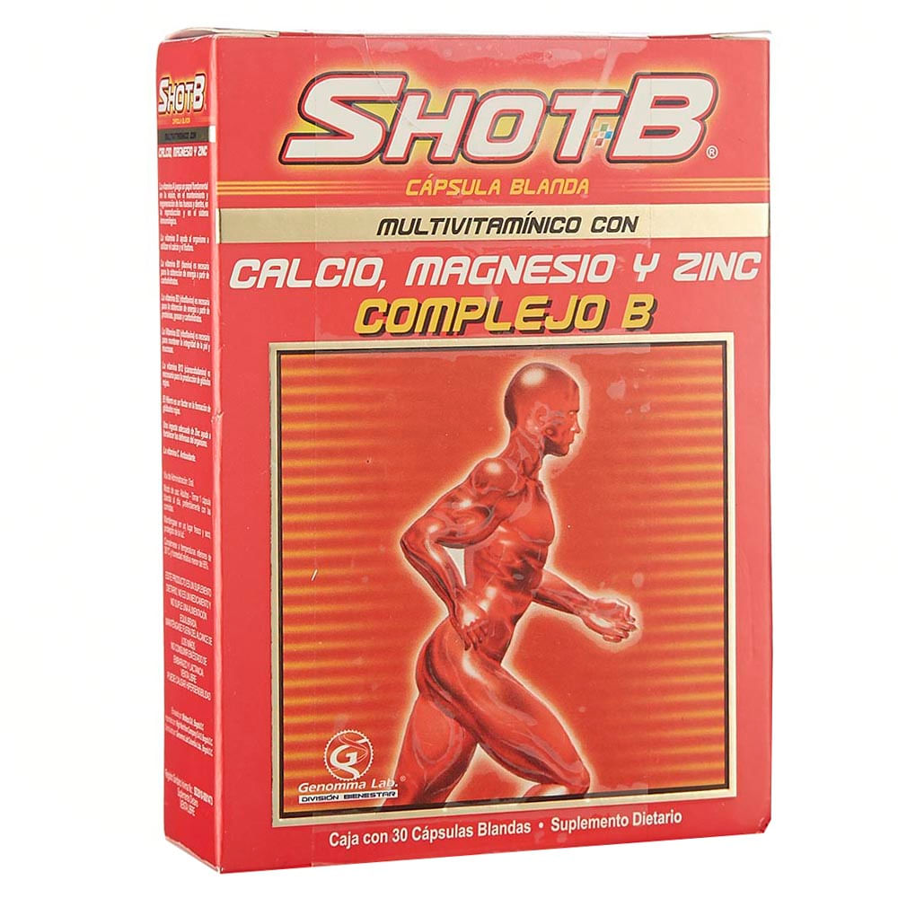 Suplemento Shot B Multivitaminico X30 Capsulas - Tiendas Metro Colombia