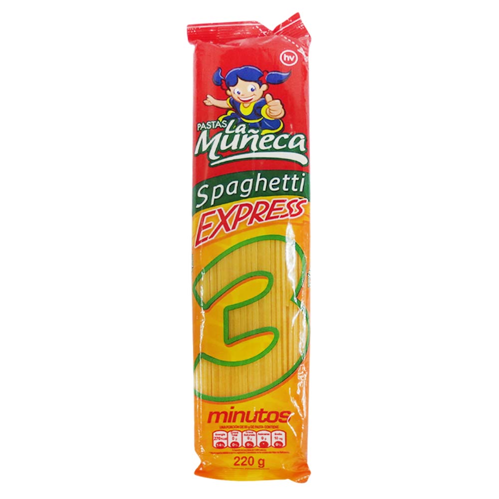 Pasta la Muñeca spaghetti express x 220 g Tiendas Metro Colombia