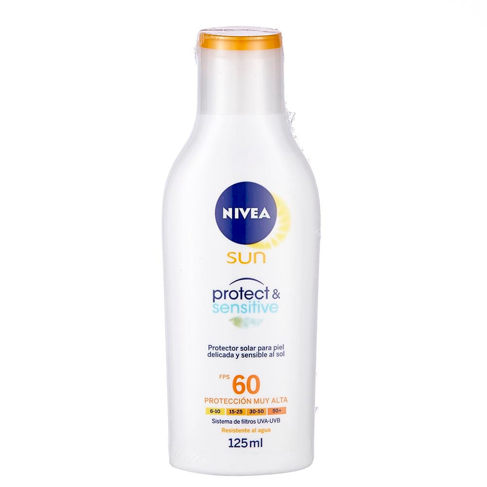 Protector solar Nivea protect sensitive fps 60 x 125 ml - Tiendas Metro Colombia ingredientes de protector solar nivea