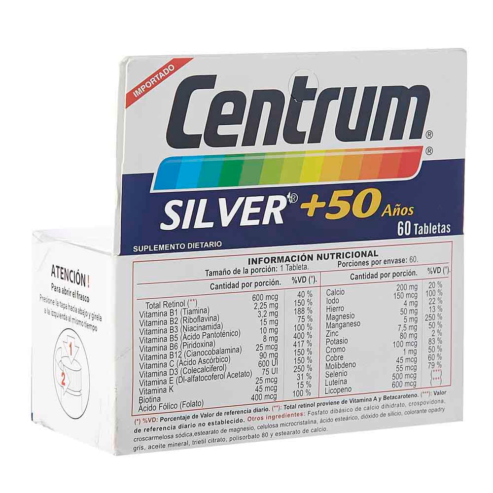 precio centrum silver mujer