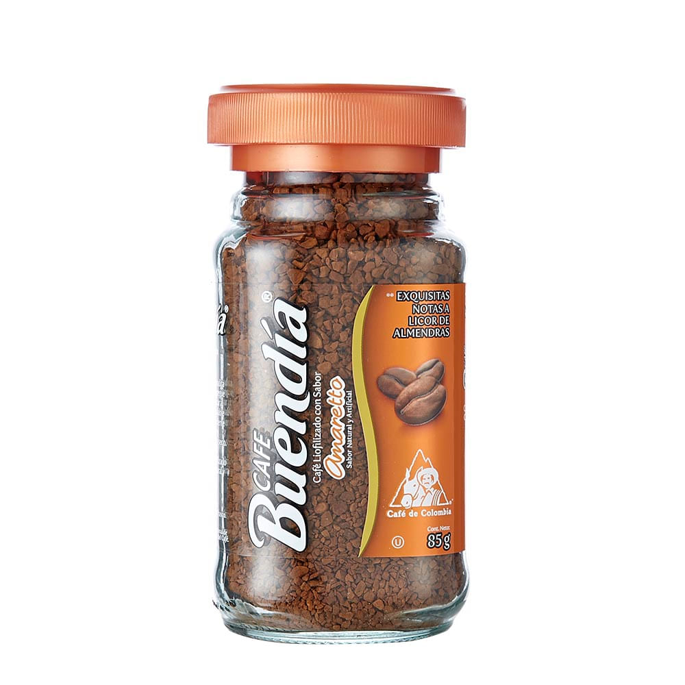 Café amaretto soluble Buen Día x 85gtiendasmetro.co