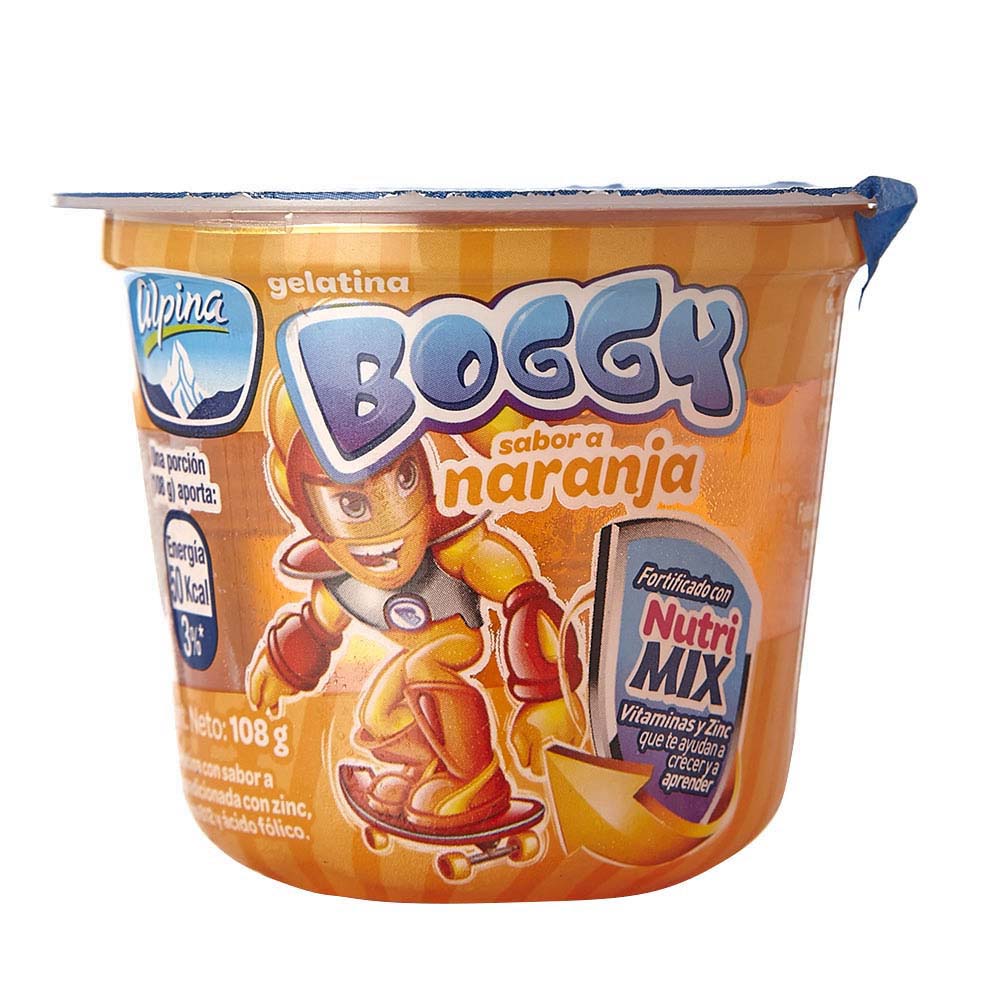 Gelatina Boggy naranja x 108 g Tiendas Metro Colombia
