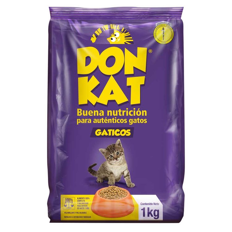 Alimento Para Gatos Donkat Gaticos X 1kg Tiendasmetro Co Tiendas Metro Colombia