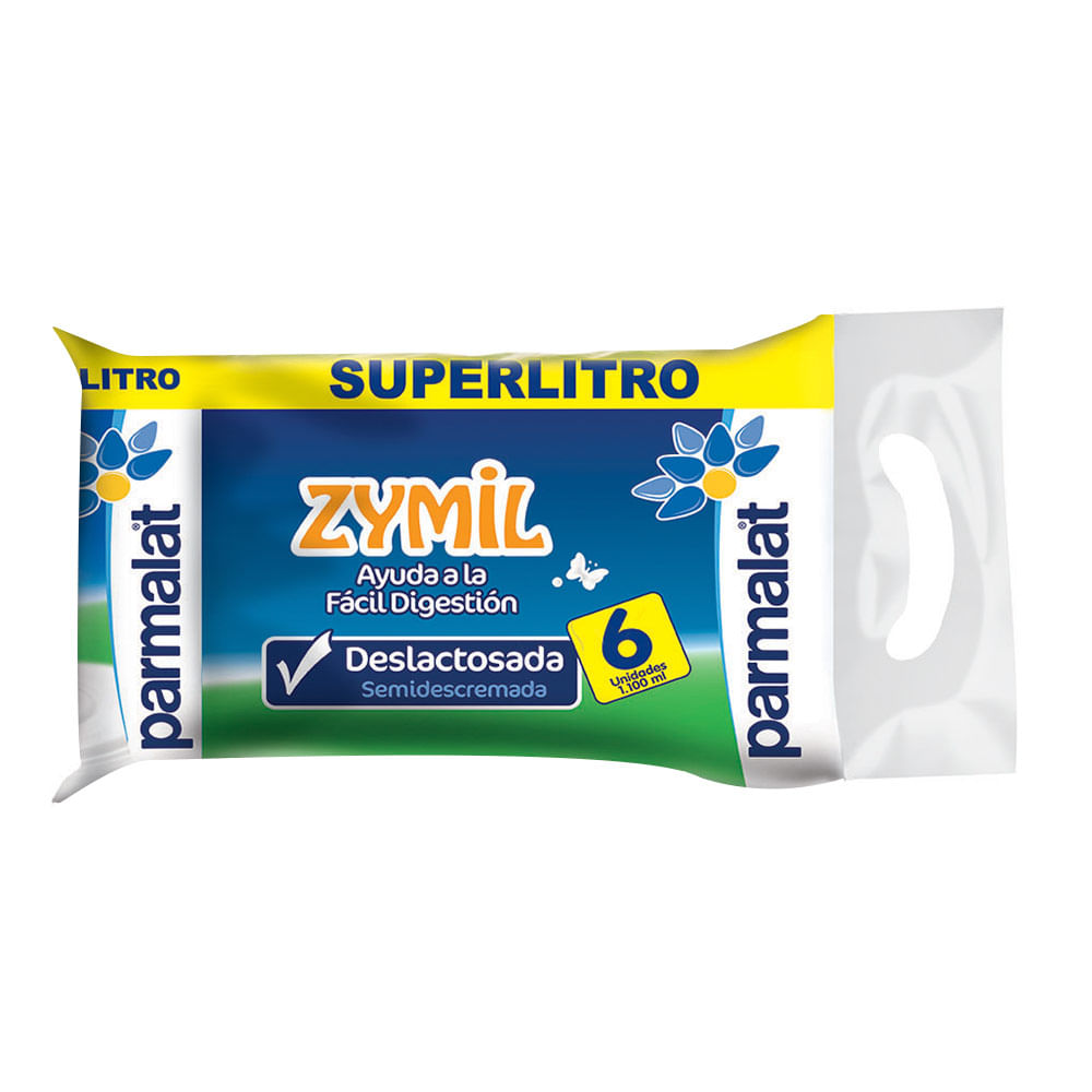 Leche Uht Zymil x 1.100ml Sixpack Parmalat Metro.co Tiendas Metro