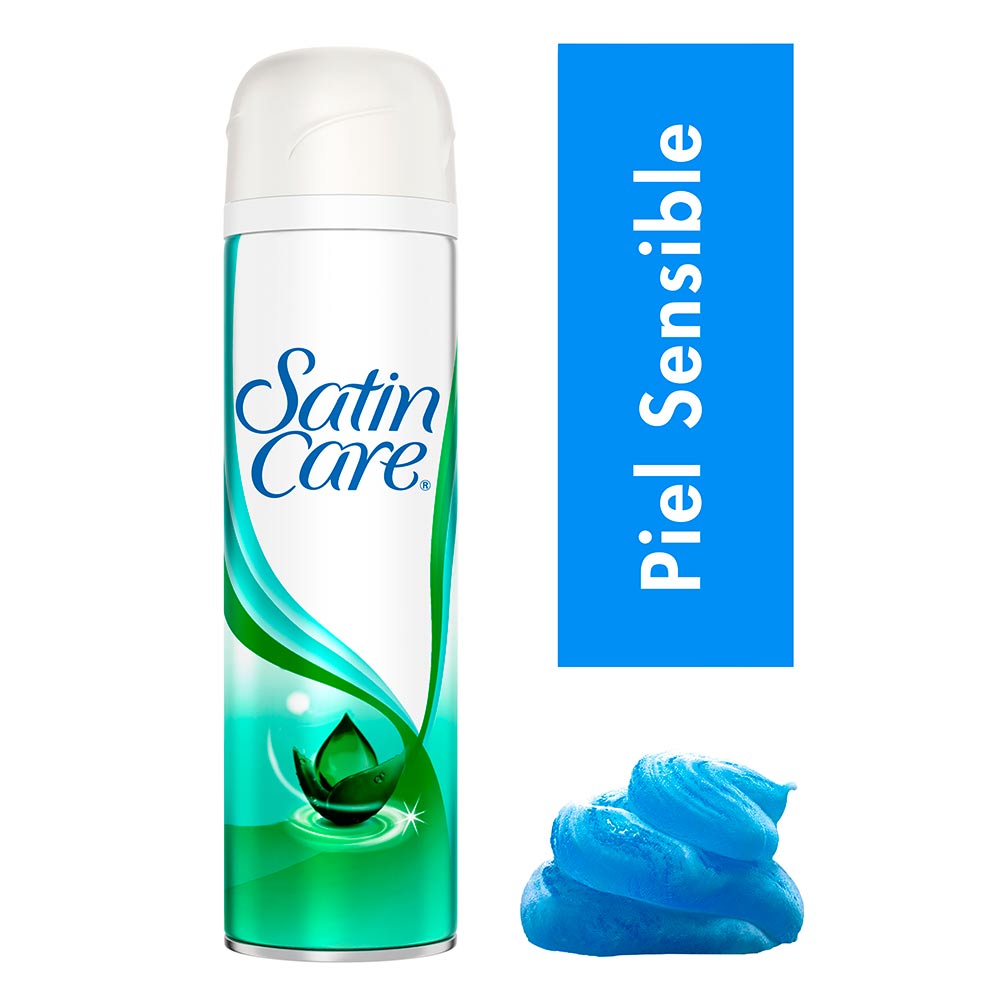 Gillette Satin Care Piel Sensible Gel Para Afeitar x 200