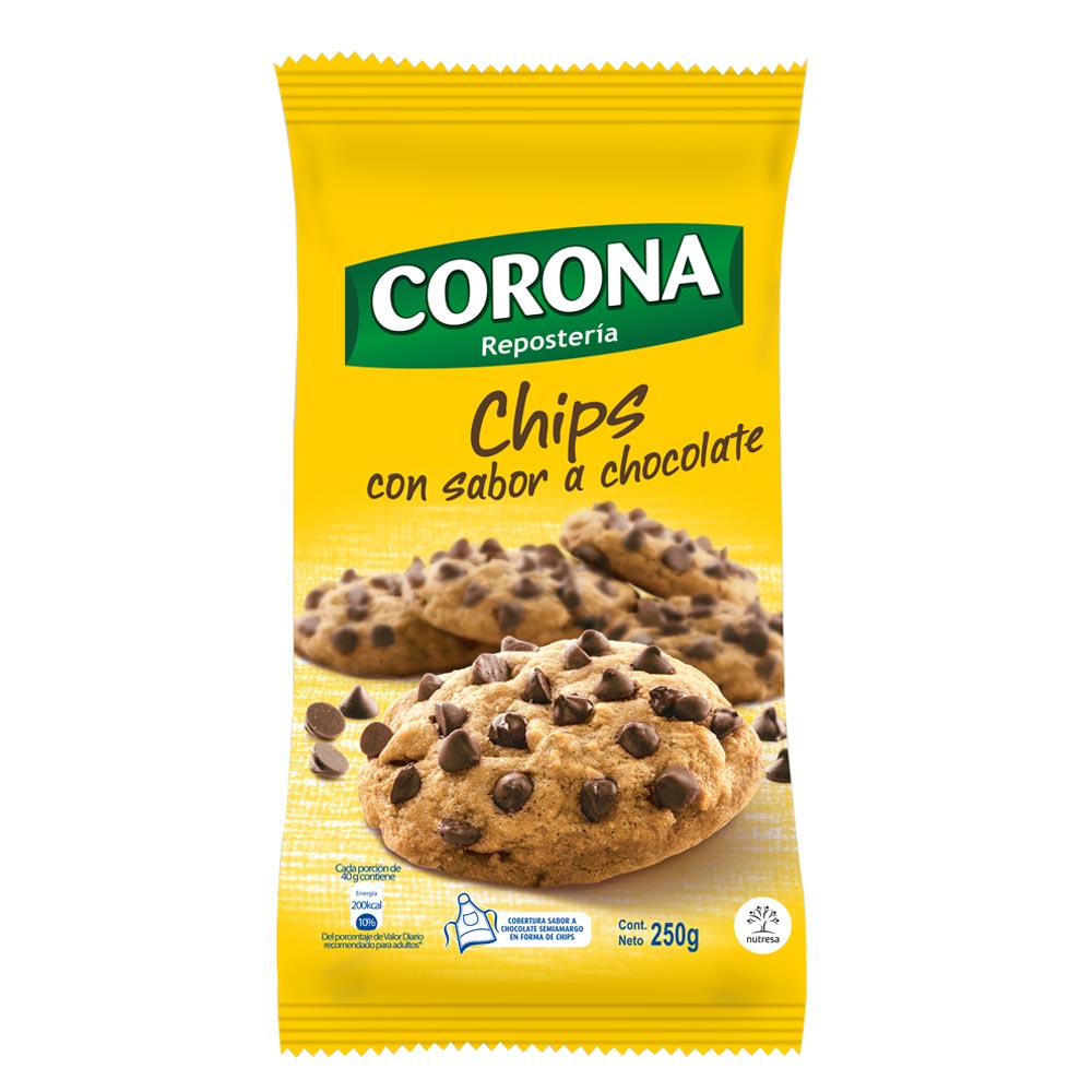 Chips Goticas De Chocolate Corona Tiendas Metro Colombia