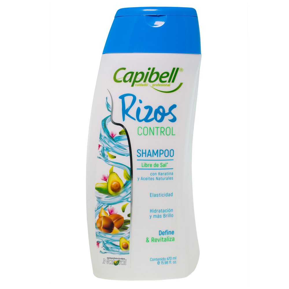 Shampoo Capibell rizos control x 470 ml Tiendasmetro.co