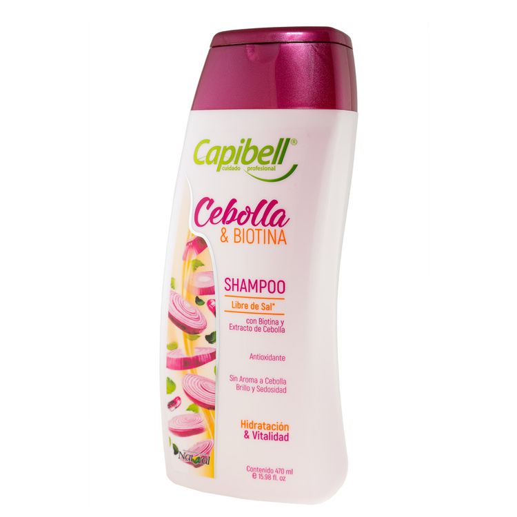 Shampoo Capibell cebolla biotina x 470 ml Tiendasmetro.co Tiendas