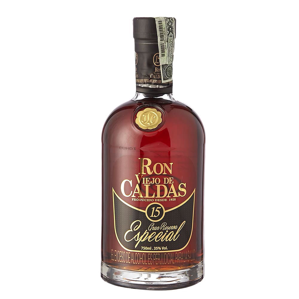 ¡Compra ahora tu Ron viejo de caldas gran reserva 15 años botella x ...