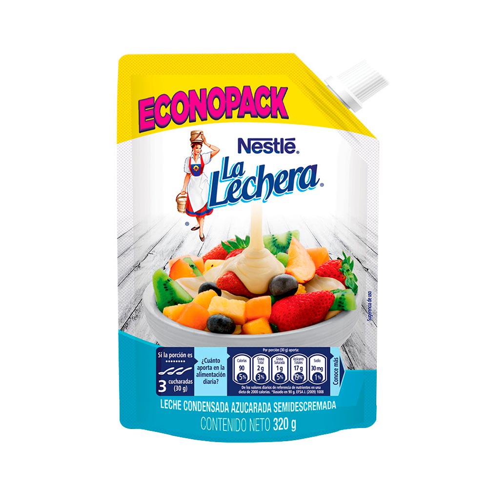 Leche Condensada La Lechera Bolsa 320 g - Tiendas Metro ...