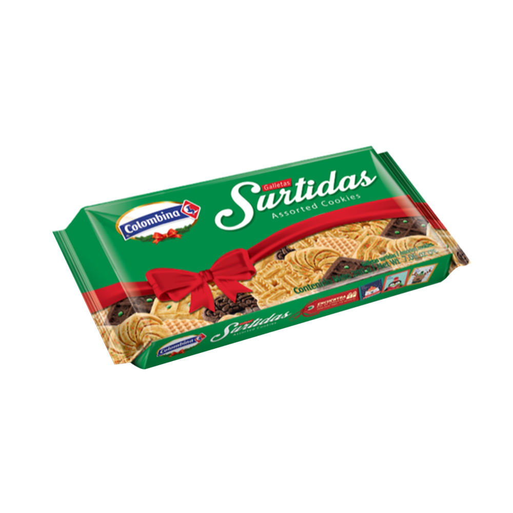 Galletas Colombina surtidas navidad x200g - Tiendasmetro.co - Tiendas