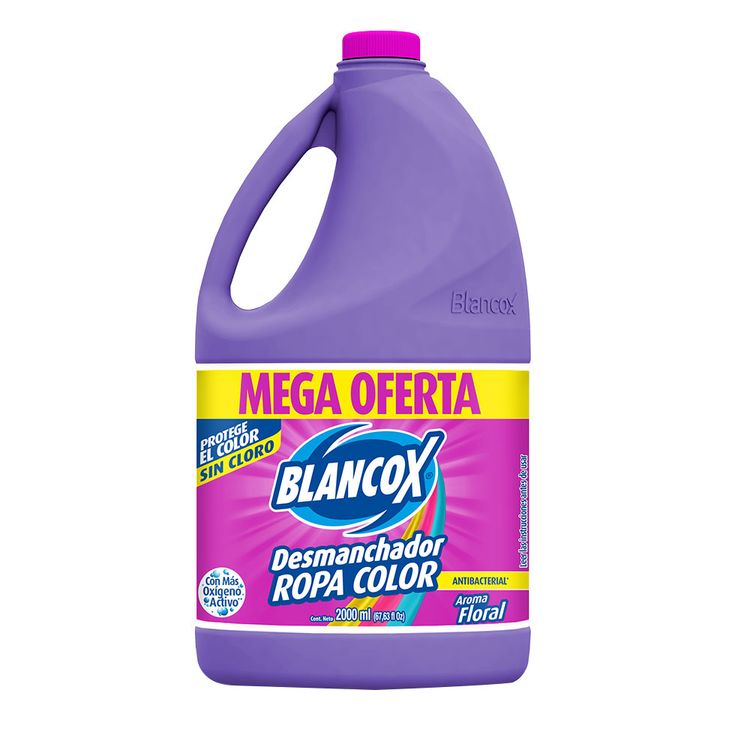 Desmanchador Ropa Color Floral Vital Blancox X 2000 Ml Super Ahorro ...