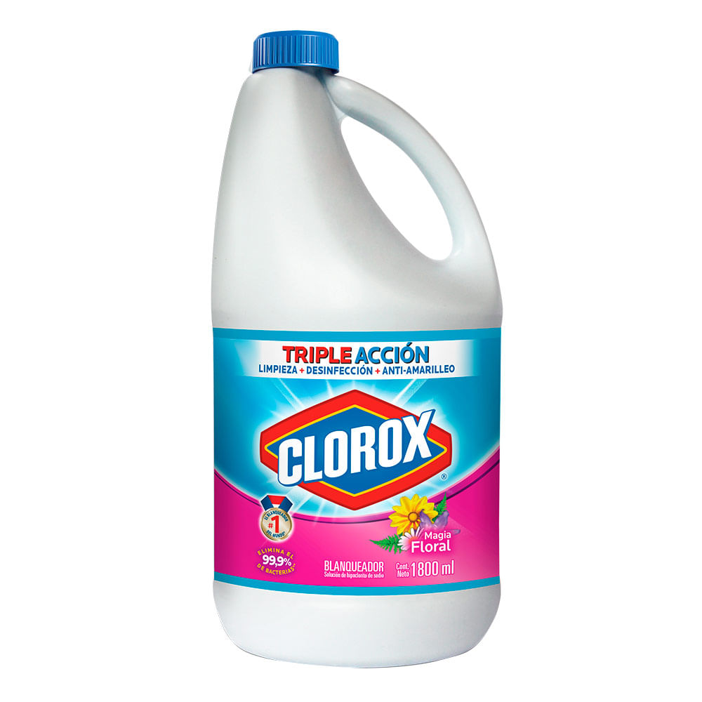 Blanqueador Clorox Triple Acción Floral X1800ml - Tiendas Metro Colombia