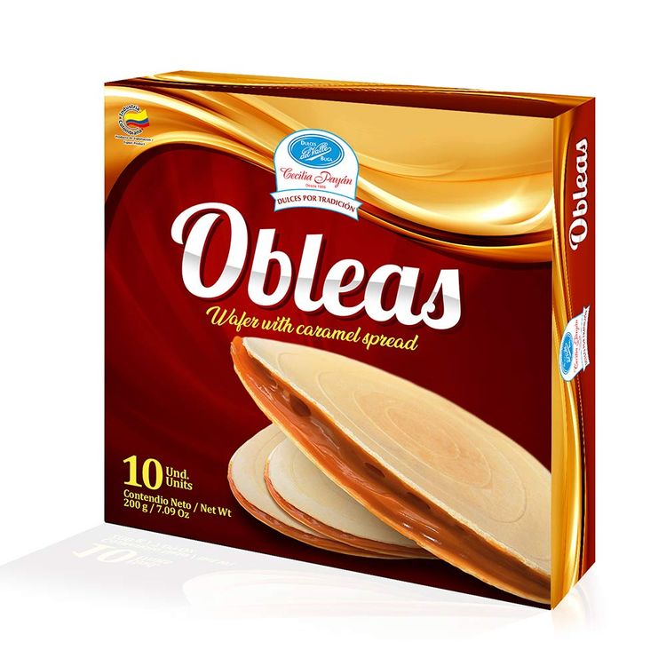 Obleas Dulces Del Valle x 10unds x 200g - Tiendas Metro Colombia