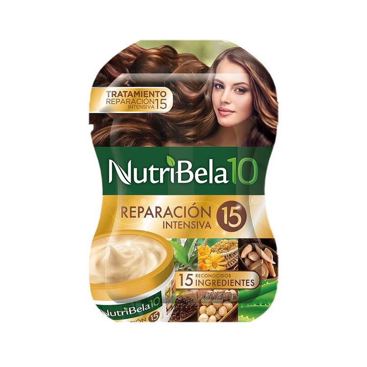 Tratamiento Nutribela capilar reparación 15 sachet x70ml