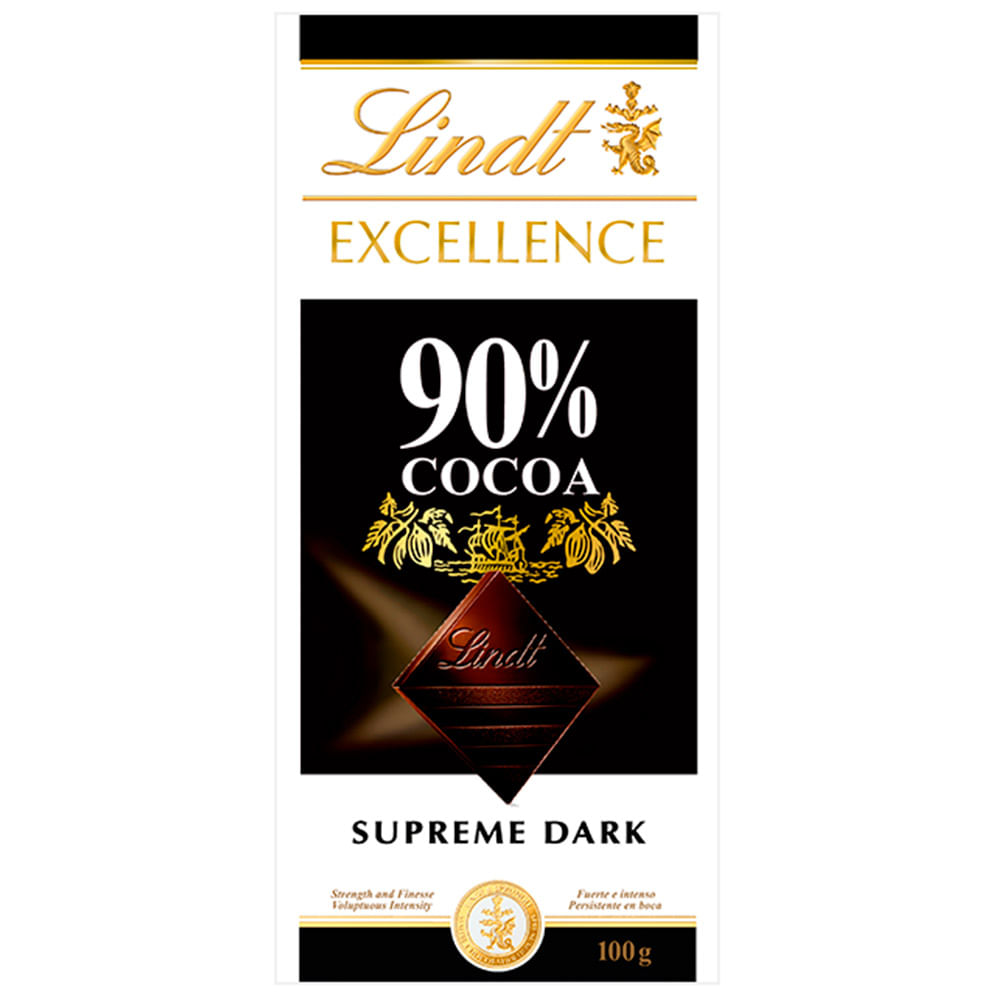 Chocolate Lindt excelencia súper oscuro x 100g Tiendas Metro Colombia