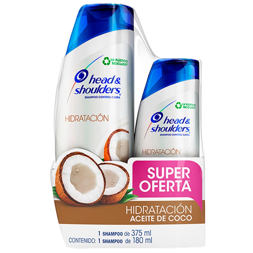 Shampoo Head & Shoulders Aceite Coco x375mL + Shampoo