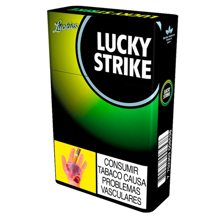 Cigarrillo Lucky strike negro ama. cajetilla x20und - Tiendas Metro